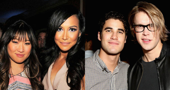 Naya Rivera, Jenna Ushkowitz, Darren Criss, Chord Overstreet Naya Rivera, Jenna Ushkowitz, Darren Criss, Chord Overstreet